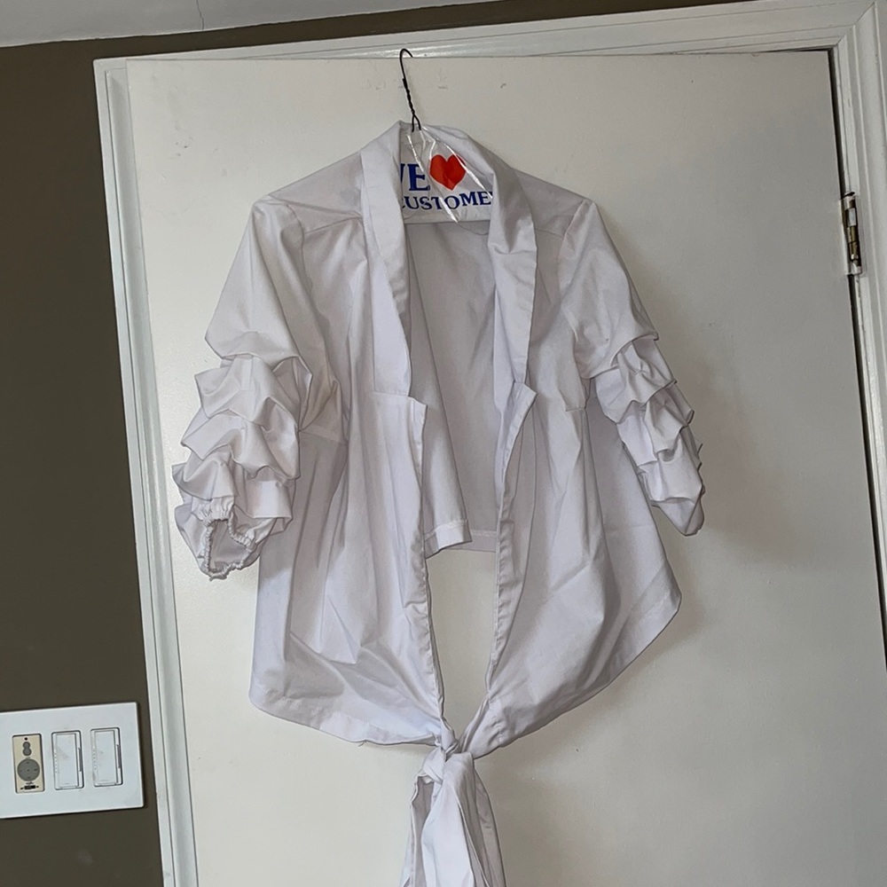 Wrap tie shirt